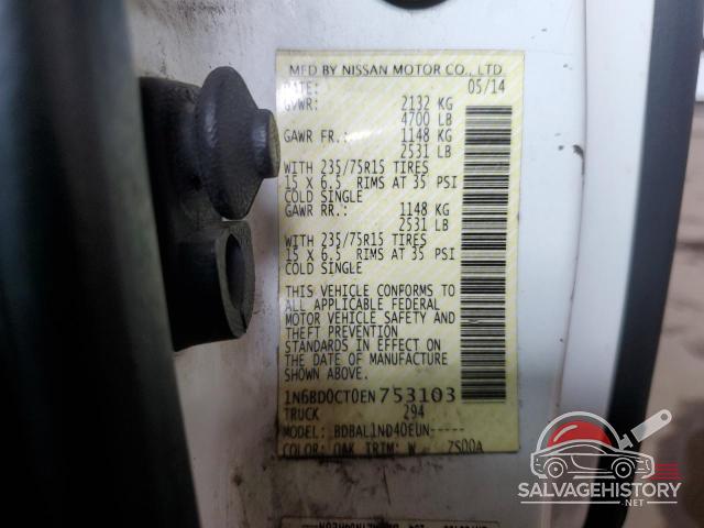 1N6BD0CT0EN753103 2014 NISSAN FRONTIER photo no. 12