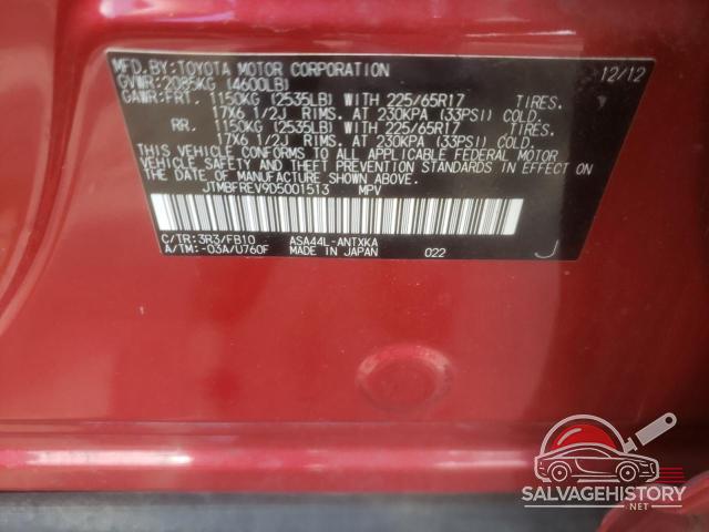 JTMBFREV9D5001513 2013 TOYOTA RAV4 photo no. 12