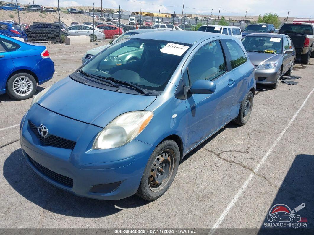 JTDJT4K31A5321771 2010 TOYOTA YARIS photo no. 2