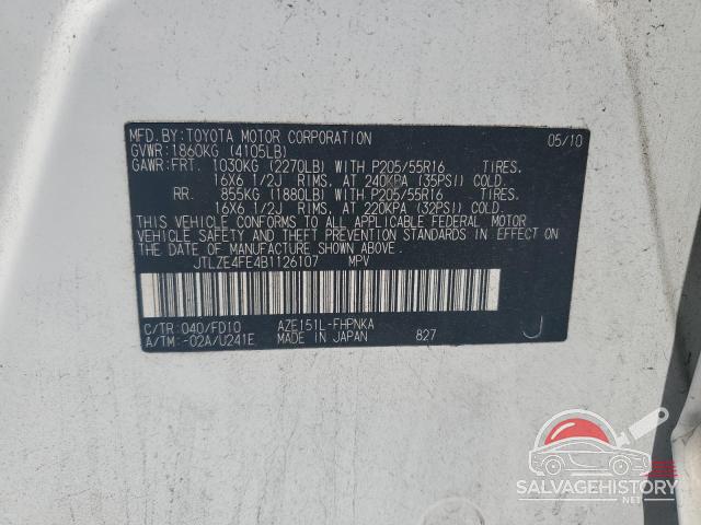 JTLZE4FE4B1126107 2011 TOYOTA SCION photo no. 12