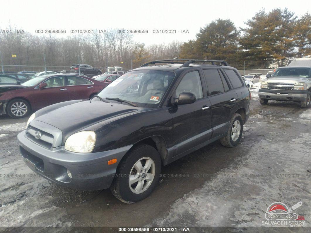 KM8SC73E76U070432 2006 HYUNDAI SANTA FE photo no. 2