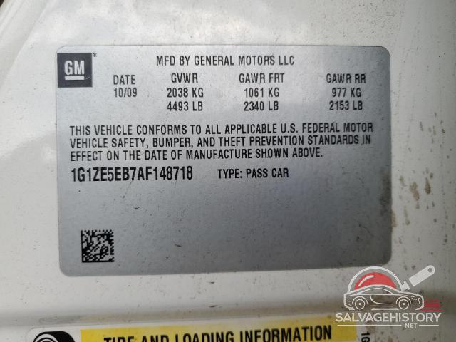 1G1ZE5EB7AF148718 2010 CHEVROLET MALIBU photo no. 12
