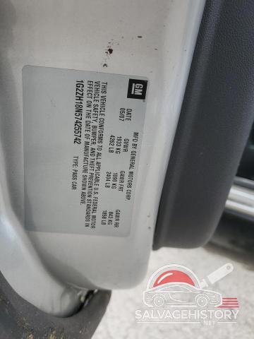 1G2ZH18N574255742 2007 PONTIAC G6 photo no. 12