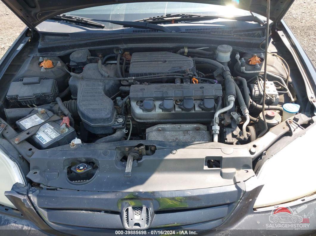 2HGES26711H517712 2001 HONDA CIVIC photo no. 10