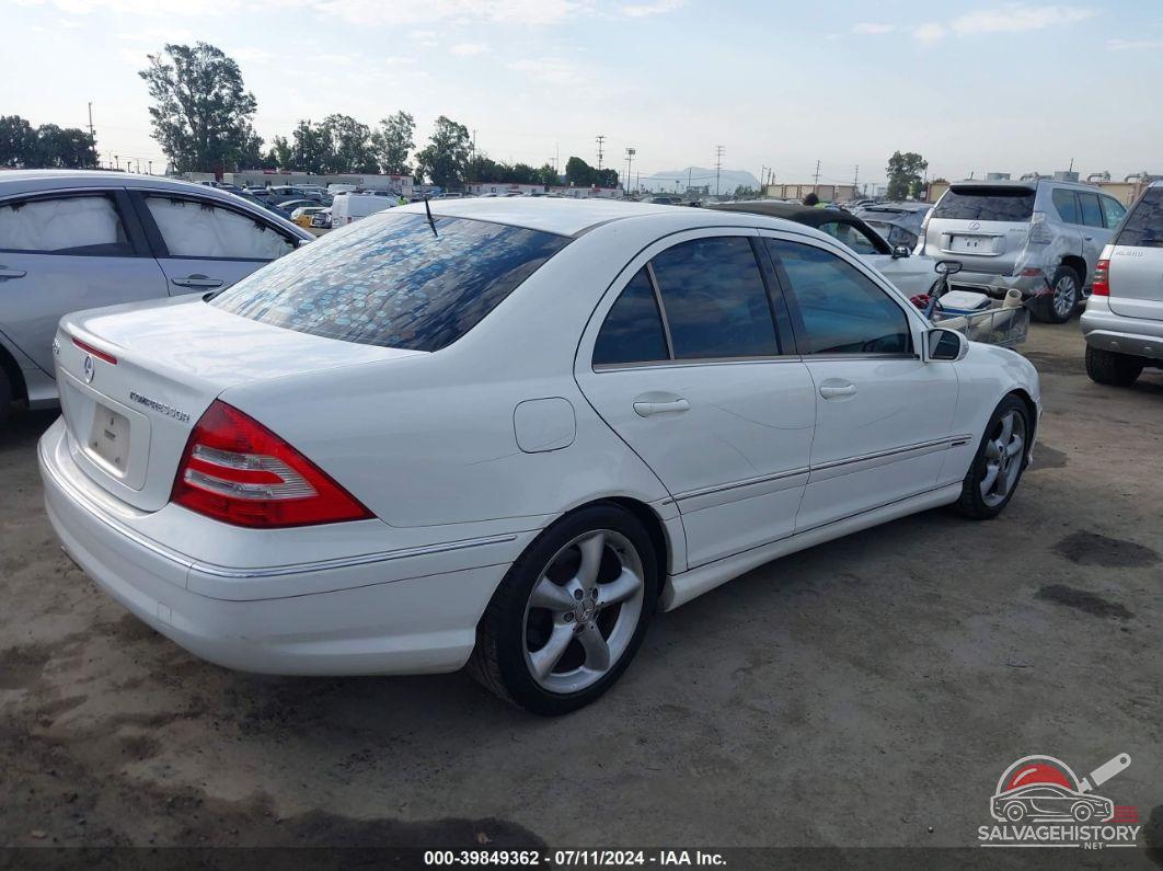 WDBRF40J85A730213 2005 MERCEDES-BENZ C 230 photo no. 4