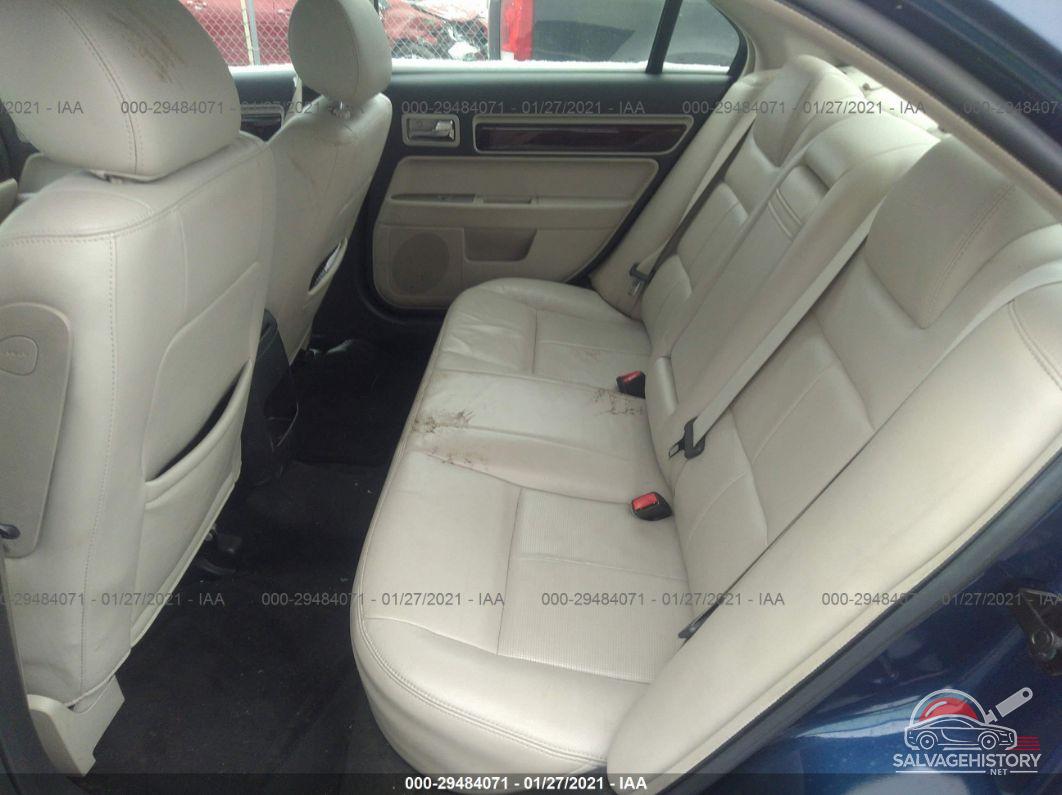 3LNHM26T67R653233 2007 LINCOLN MKZ photo no. 8