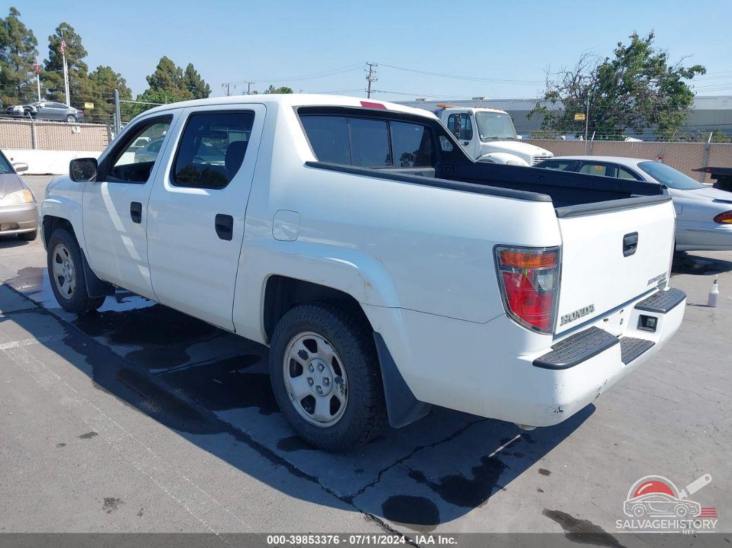 2HJYK16217H528725 2007 HONDA RIDGELINE photo no. 3