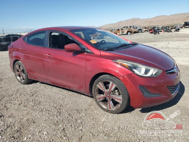 5NPDH4AE9GH761618 2016 HYUNDAI ELANTRA photo no. 4