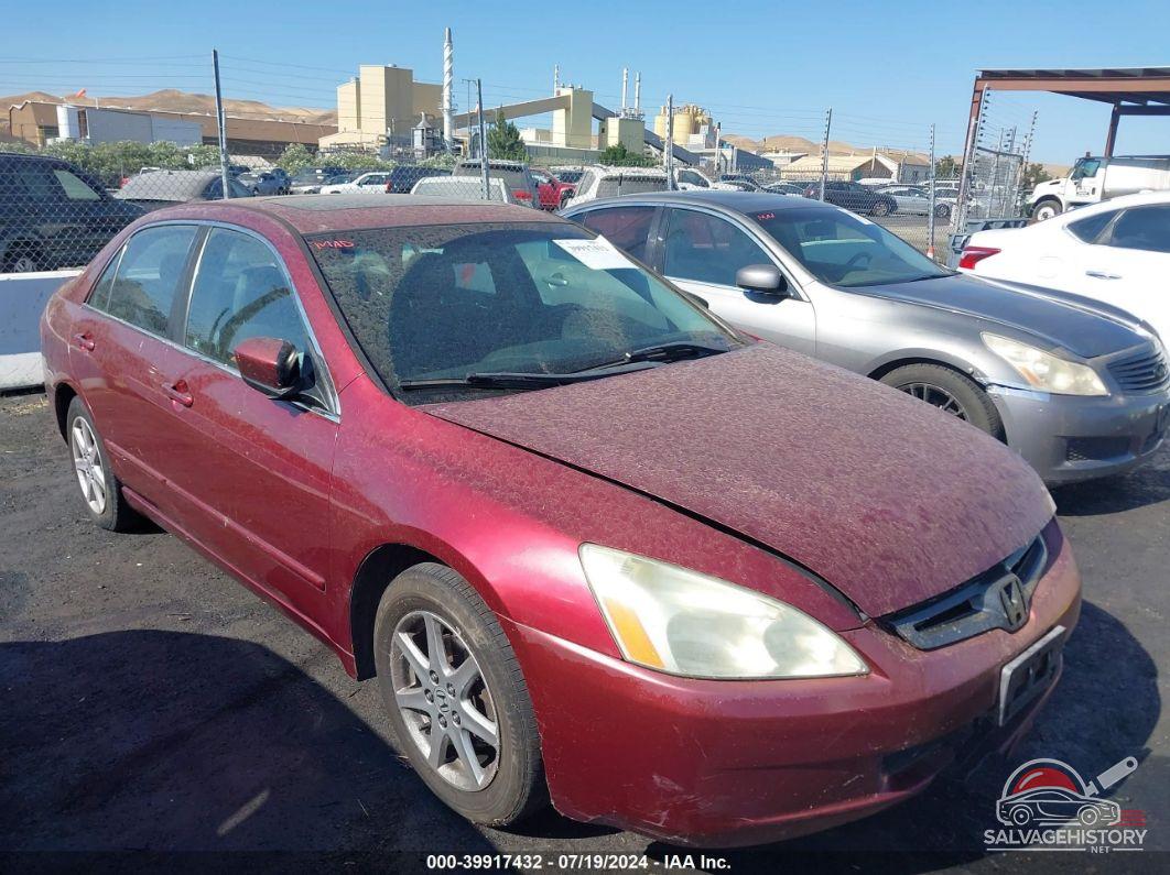 1HGCM665X3A096159 2003 HONDA ACCORD photo no. 2
