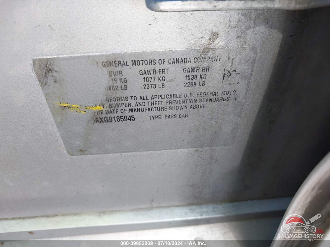 2G11X5SAXG9185945 2016 CHEVROLET IMPALA photo no. 9