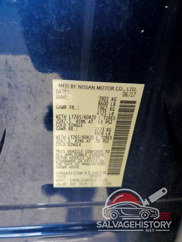 1N6AA1F22HN553678 2017 NISSAN TITAN photo no. 12