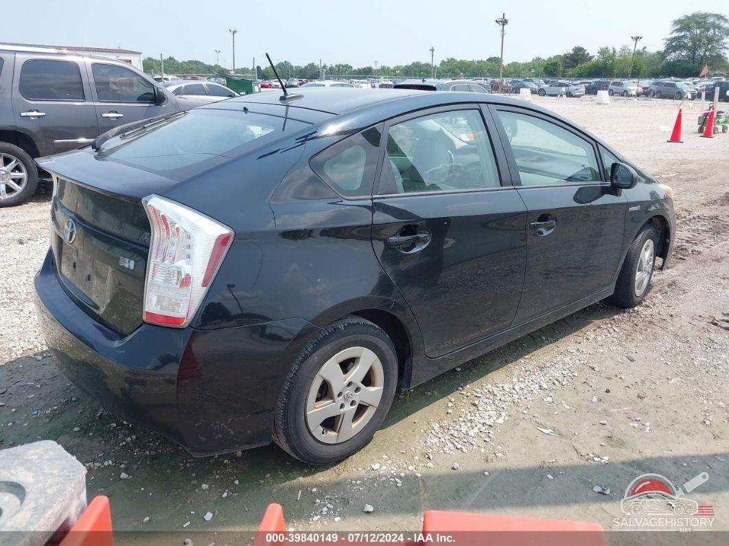 JTDKN3DU4A0062527 2010 TOYOTA PRIUS photo no. 4
