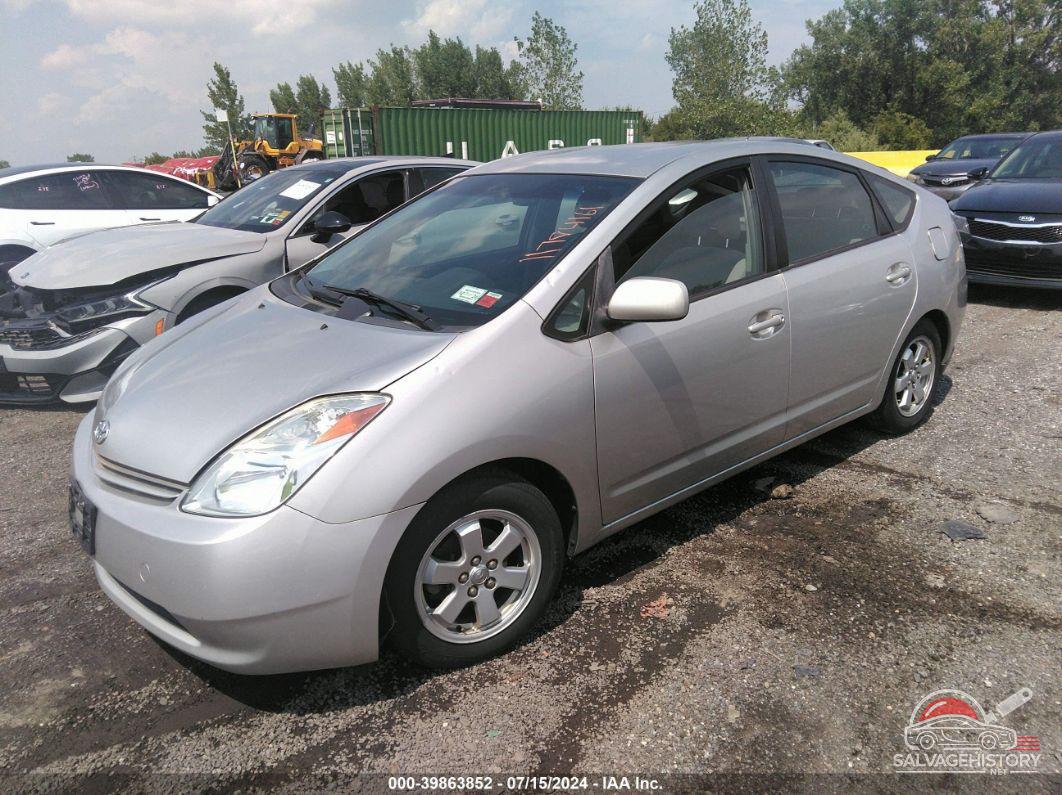 JTDKB22U353077322 2005 TOYOTA PRIUS photo no. 2