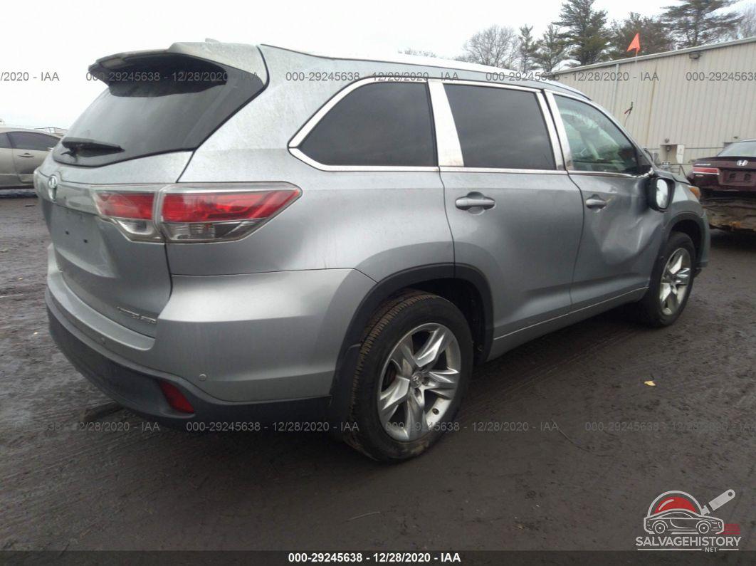 5TDDKRFH7ES065686 2014 TOYOTA HIGHLANDER photo no. 4