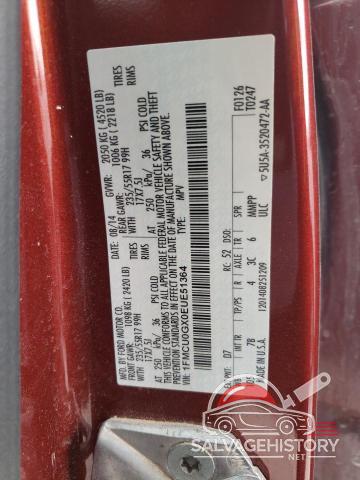 1FMCU0GX0EUE51364 2014 FORD ESCAPE photo no. 13