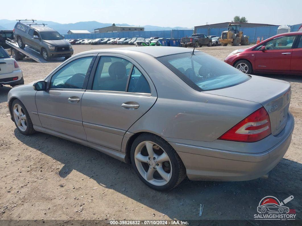 WDBRF40J05F711092 2005 MERCEDES-BENZ C 230 photo no. 3