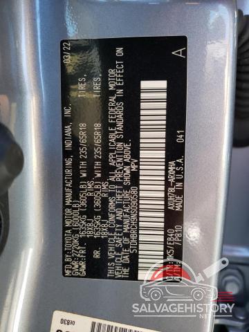 5TDHBRCH9NS090580 2022 TOYOTA HIGHLANDER photo no. 13
