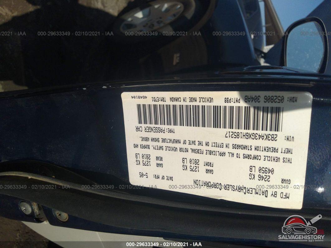 2B3KA43GX6H185217 2006 DODGE CHARGER photo no. 9