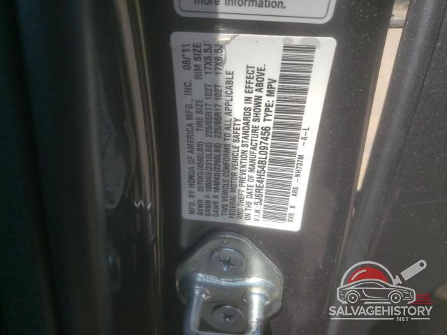 5J6RE4H54BL097456 2011 HONDA CRV photo no. 14
