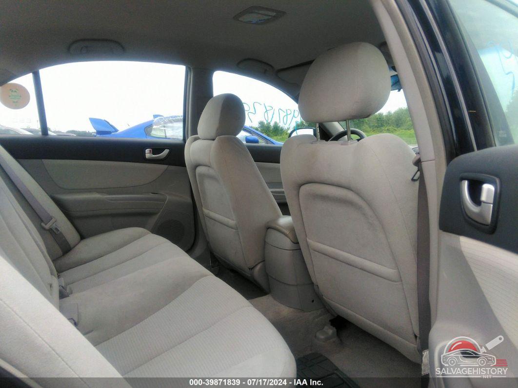 5NPET46C88H297863 2008 HYUNDAI SONATA photo no. 8