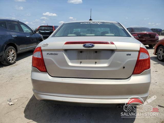 3FAHP0HA7AR395135 2010 FORD FUSION photo no. 6