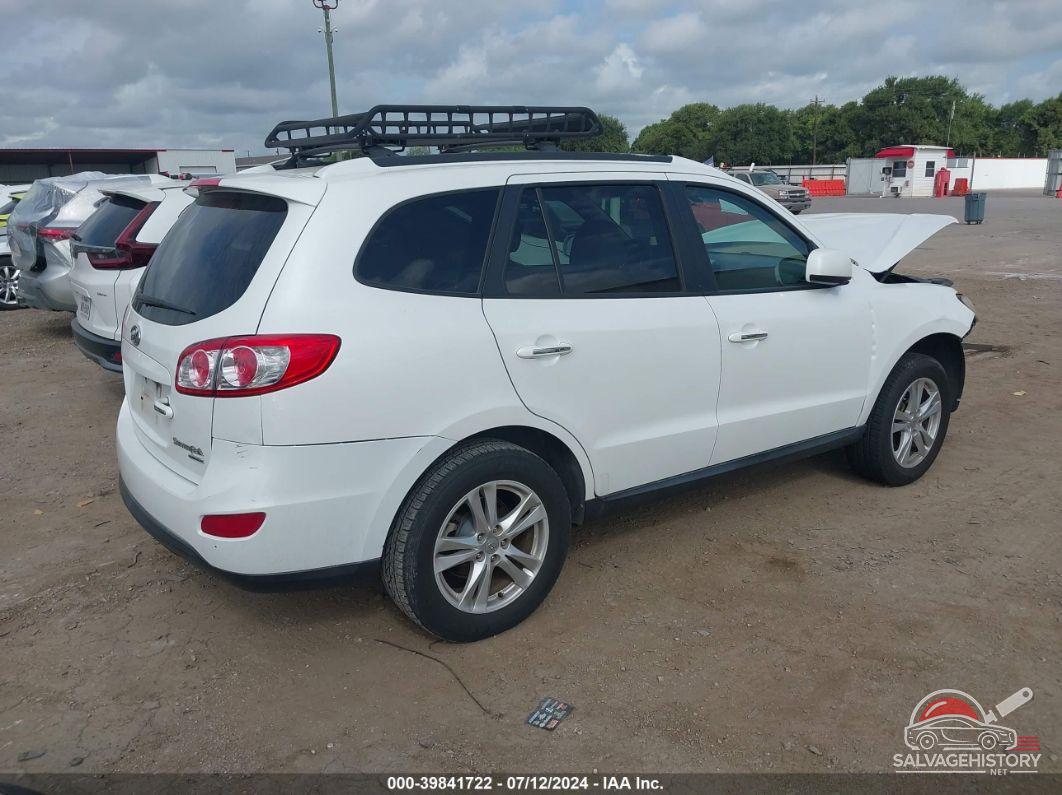 5XYZK3ABXBG090192 2011 HYUNDAI SANTA FE photo no. 4