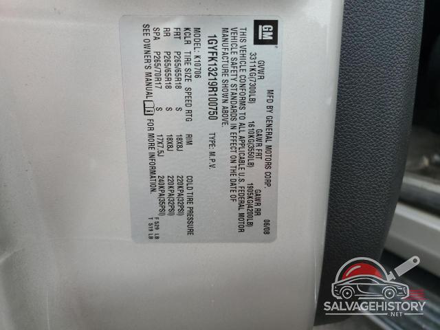 1GYFK13219R100750 2009 CADILLAC ESCALADE photo no. 14