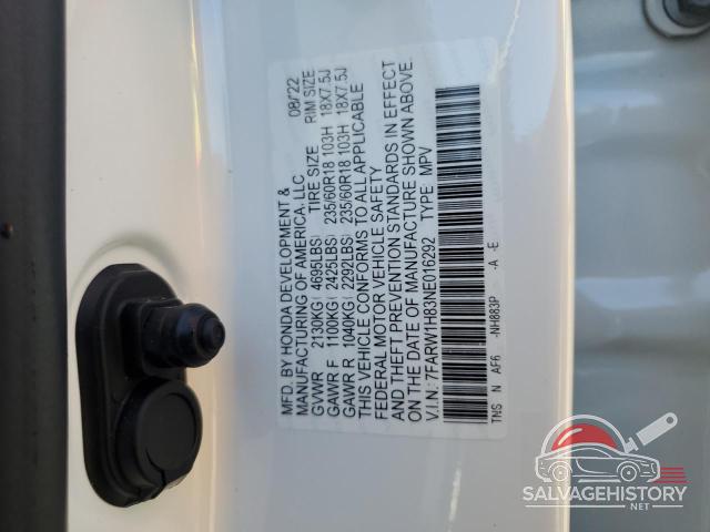 7FARW1H83NE016292 2022 HONDA CRV photo no. 13