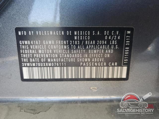 3VW5M7BUXRM076111 2024 VOLKSWAGEN JETTA photo no. 12