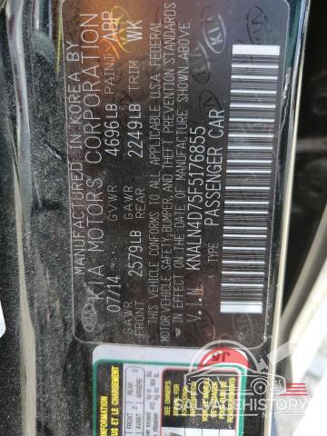 KNALN4D75F5176855 2015 KIA CADENZA photo no. 12