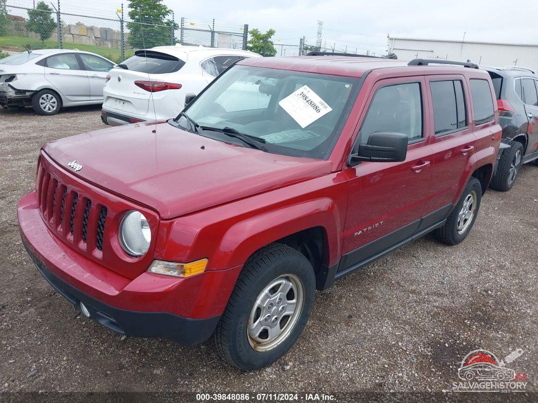 1C4NJRBB0ED749046 2014 JEEP PATRIOT photo no. 2