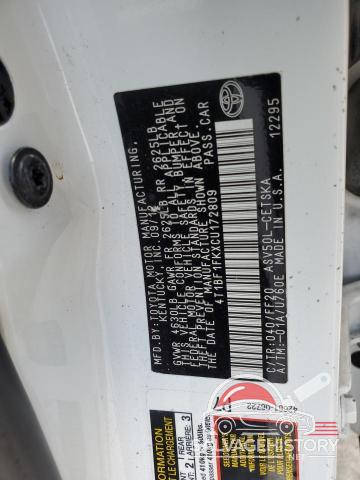 4T1BF1FKXCU172809 2012 TOYOTA CAMRY photo no. 13