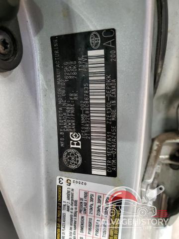 2T1BR32E88C867835 2008 TOYOTA COROLLA photo no. 12