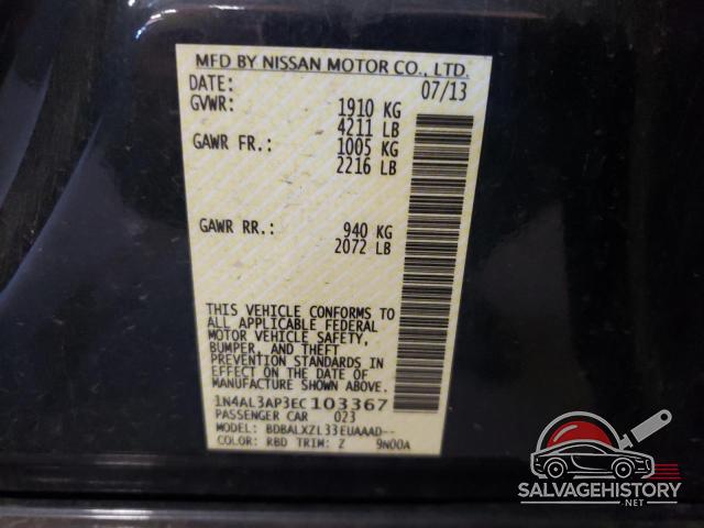 1N4AL3AP3EC103367 2014 NISSAN ALTIMA photo no. 13