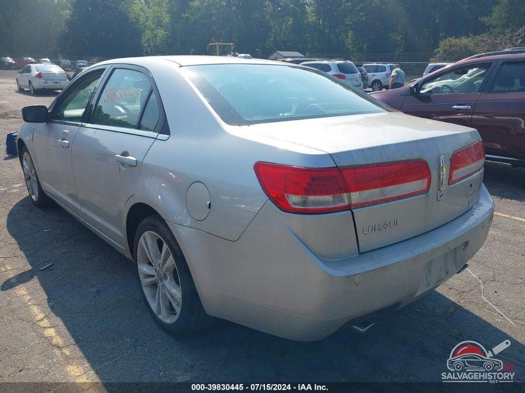 3LNHL2JC0AR604014 2010 LINCOLN MKZ photo no. 3