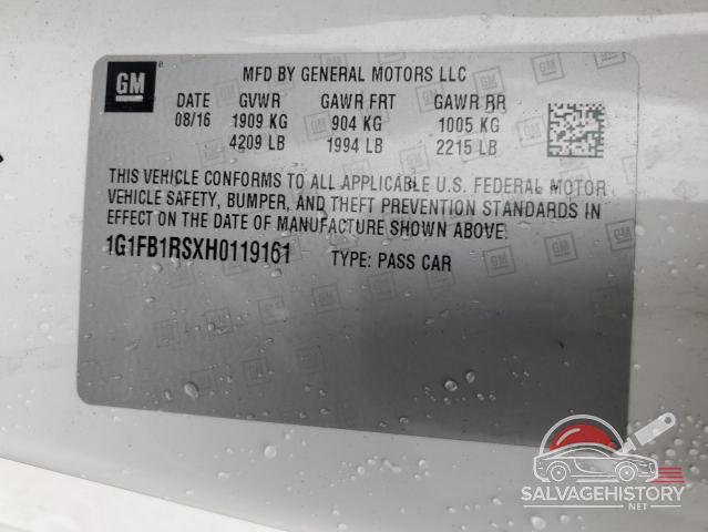1G1FB1RSXH0119161 2017 CHEVROLET CAMARO photo no. 12