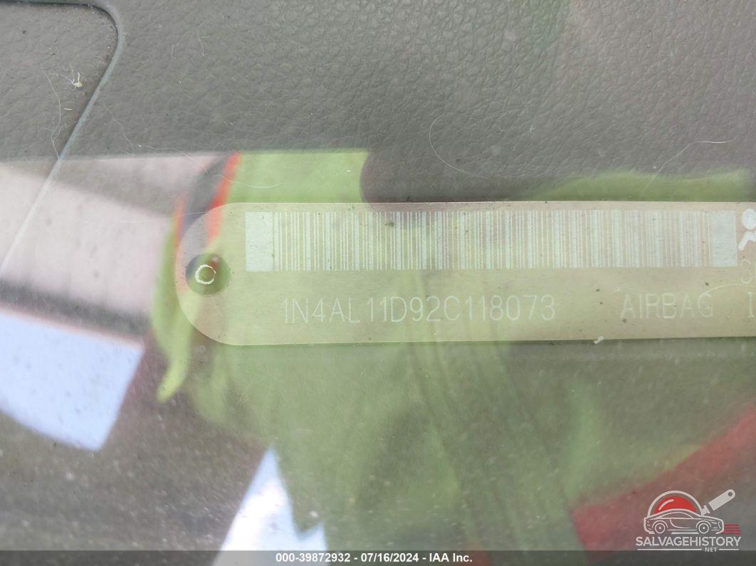 1N4AL11D92C118073 2002 NISSAN ALTIMA photo no. 9