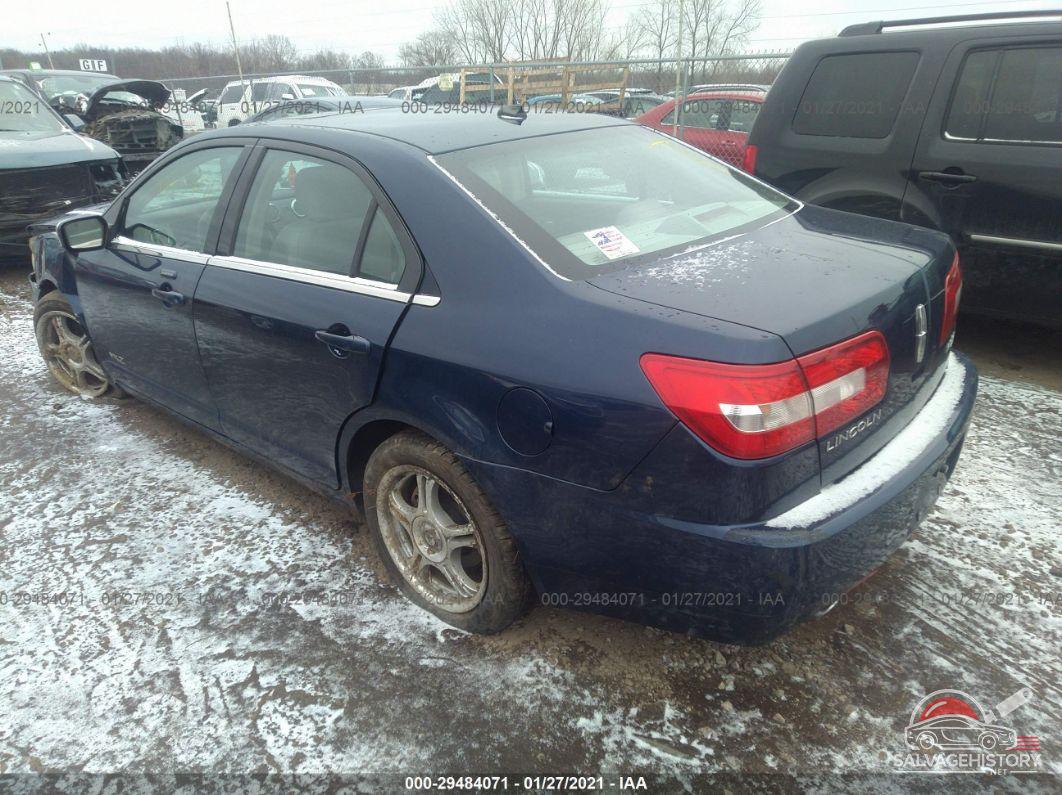 3LNHM26T67R653233 2007 LINCOLN MKZ photo no. 3