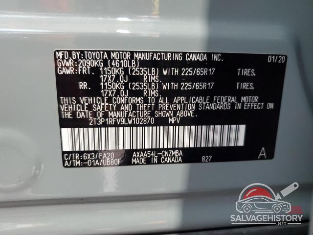 2T3P1RFV9LW102870 2020 TOYOTA RAV4 photo no. 13
