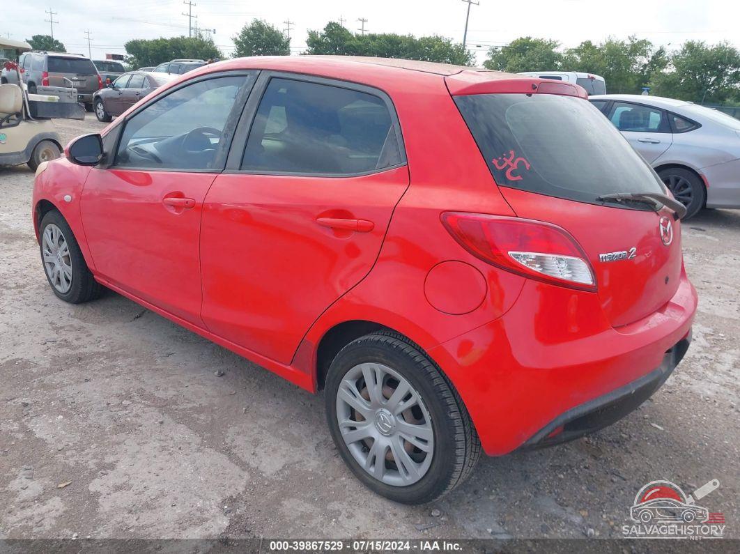 JM1DE1KZ7C0145240 2012 MAZDA MAZDA2 photo no. 3