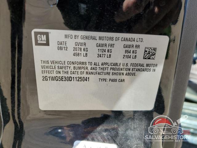 2G1WG5E30D1125041 2013 CHEVROLET IMPALA photo no. 12