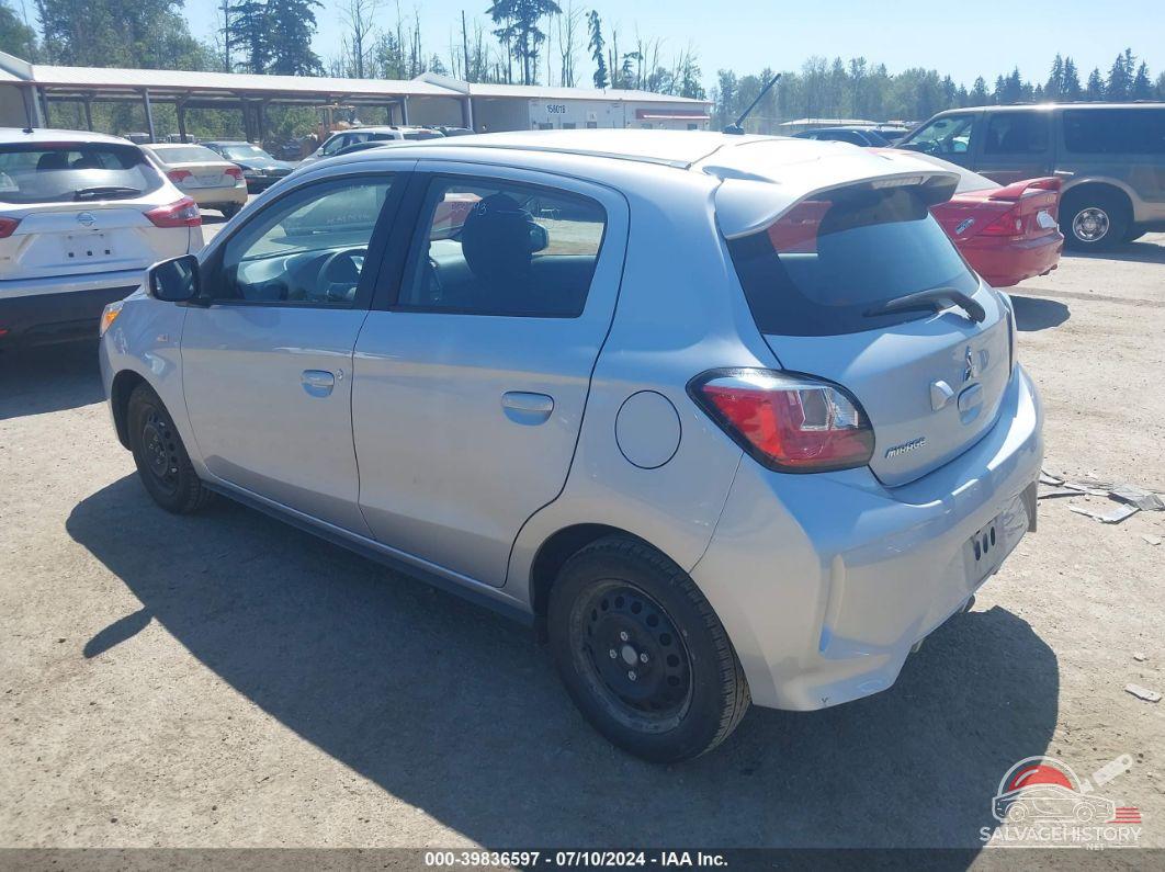 ML32AUHJ9MH013432 2021 MITSUBISHI MIRAGE photo no. 3