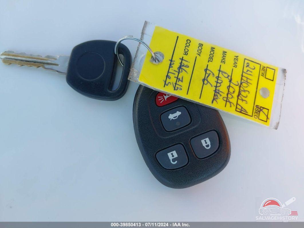 1G2ZF57B484202178 2008 PONTIAC G6 photo no. 11