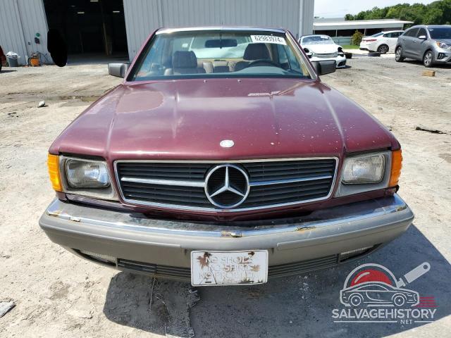WDBCA44D6FA141462 1985 MERCEDES-BENZ 500-CLASS photo no. 5