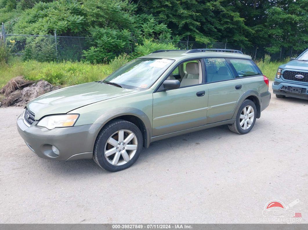 4S4BP61C467347570 2006 SUBARU OUTBACK photo no. 2