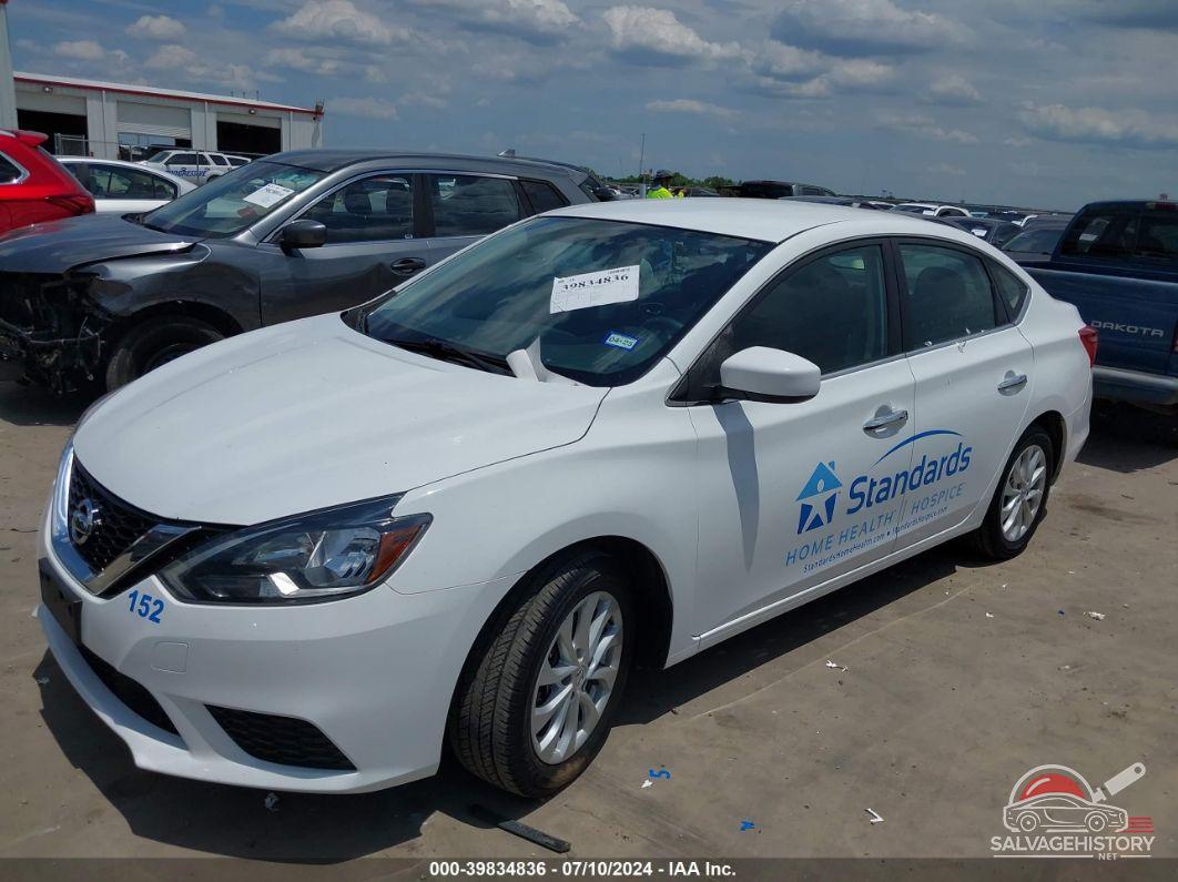 3N1AB7AP8KY341760 2019 NISSAN SENTRA photo no. 2