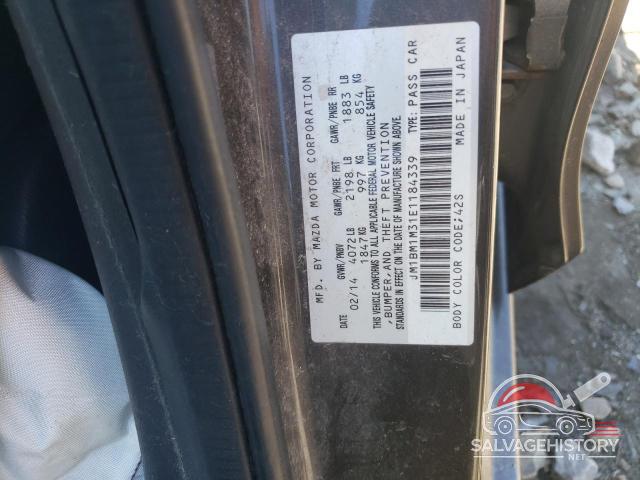 JM1BM1M31E1184339 2014 MAZDA 3 photo no. 12