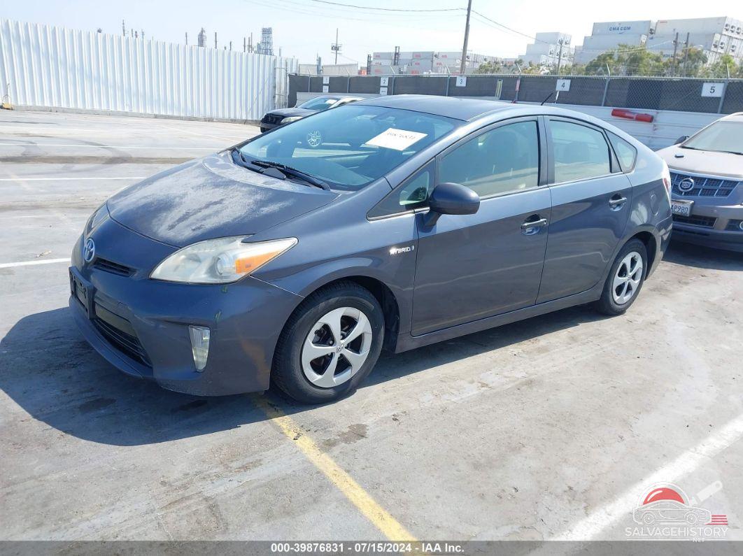 JTDKN3DU2C1606259 2012 TOYOTA PRIUS photo no. 2