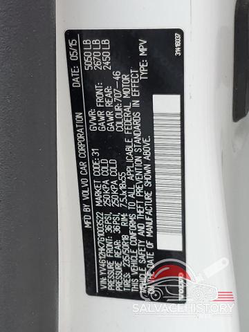 YV4612HK7G1003522 2016 VOLVO V60 photo no. 12