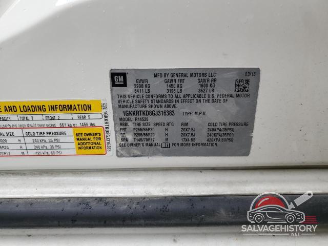 1GKKRTKD8GJ316383 2016 GMC ACADIA DEN photo no. 12